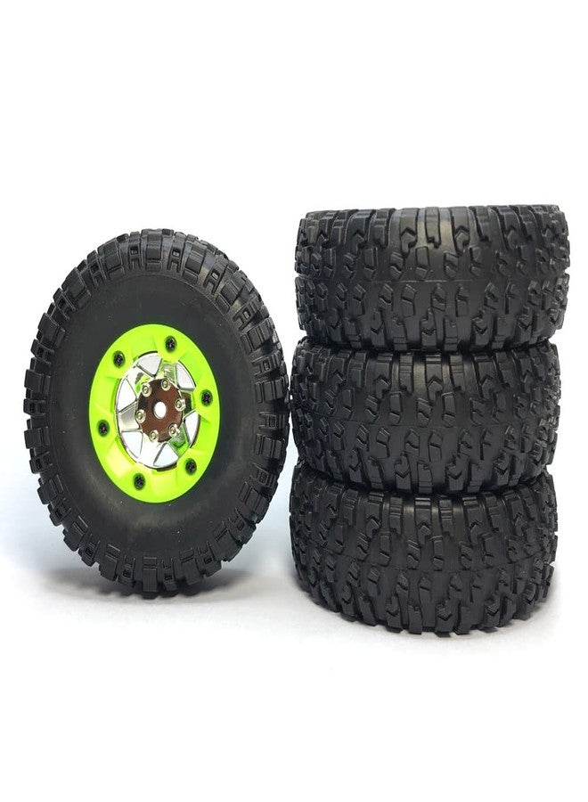 KingVal Replacement 2PCS Left + 2PCS Right Wheel Tyre Tire RC Parts Compatible with WLtoys 12428 12427 124006 1/12 RC Car - Image 4